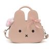 Kawaii Miffy  Handbag Premium Texture Cute 3D Bunny Shape Crossbody Bag Sweet Cartoon Single Shoulder Tote Versatile Gift