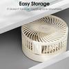 1PC Portable Folding Telescopic Floor Fan 1 Wind Speed Adjustment USB Mini Summer Silent Student Desktop Table Fan