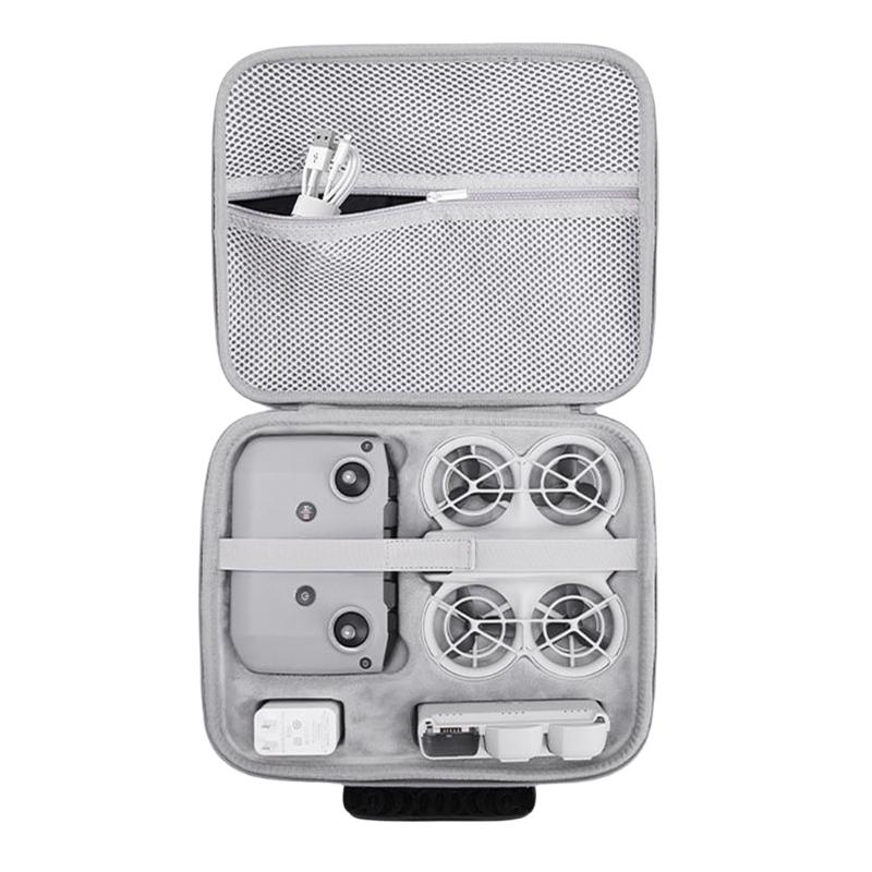 Professional Single Shoulder UAV Bag, EVA Organiser Case Travel Suitcase with Comfortable Silicone Handle