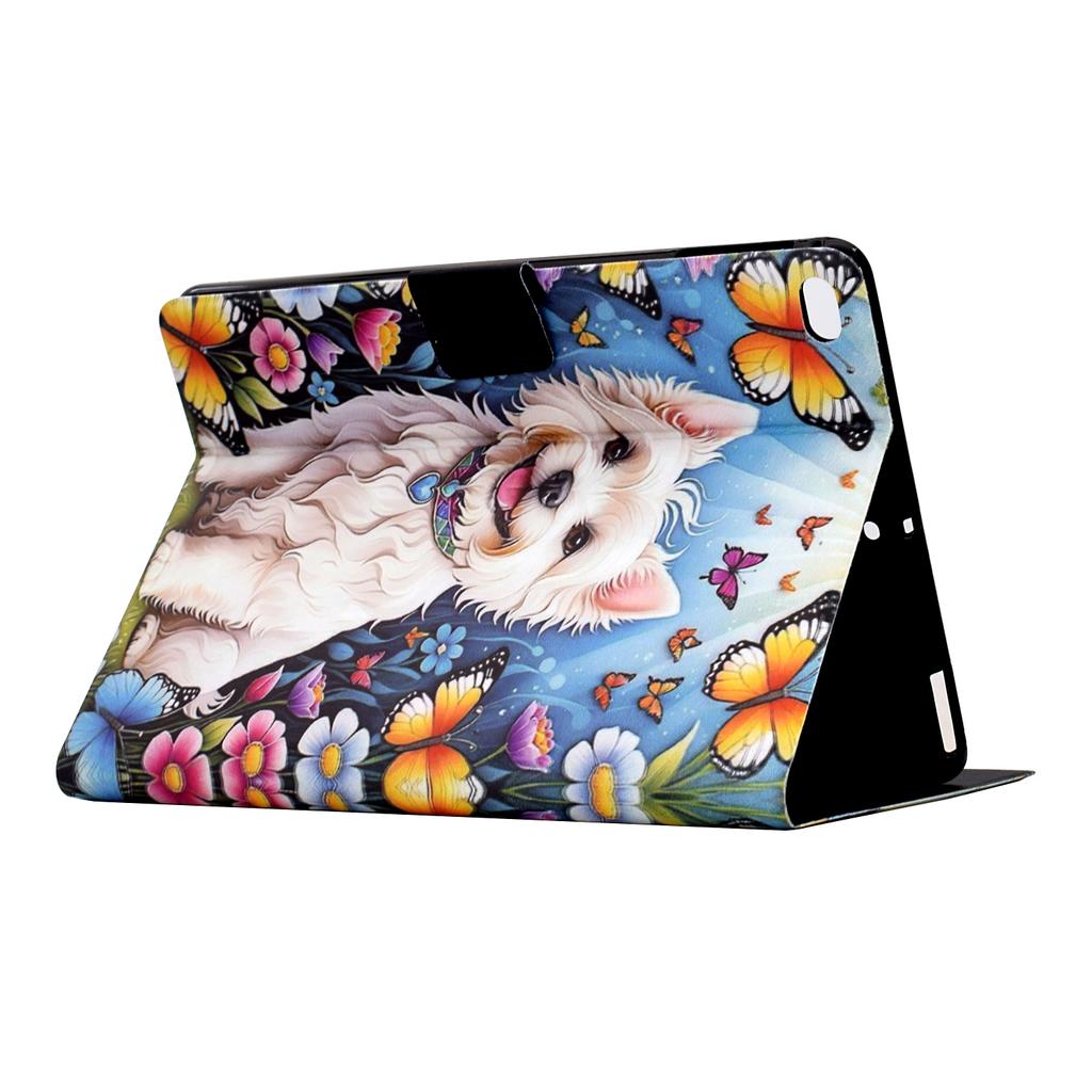 Stand Case for iPad 9.7-inch (2018)/(2017)/Air 2/Air (2013) Pattern Printing Tablet Leather Cover with Auto Wake/Sleep