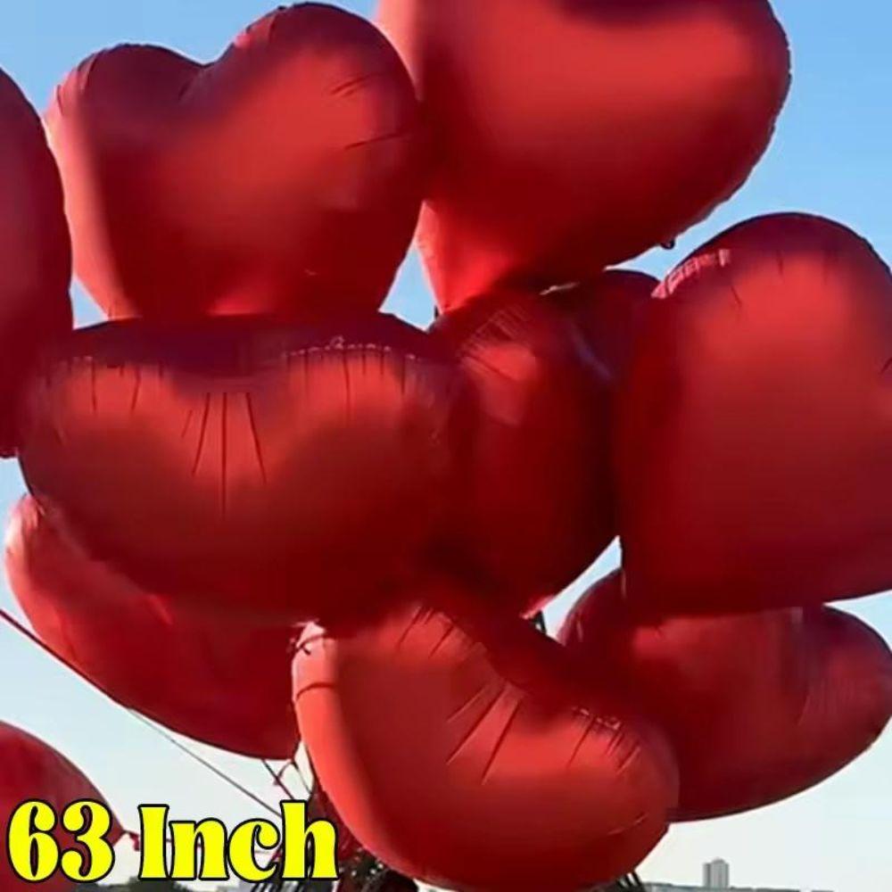Giant Red Valentine's Day Balloon for Birthdays Valentine's Day and Wedding Decorations