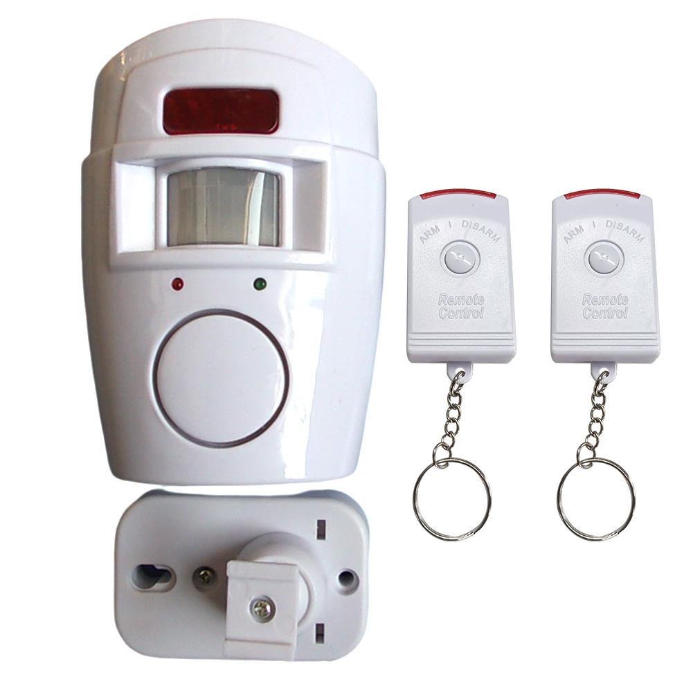 Motion Detector Alarm Battery-powered PIR Motion Sensor Detector Alarm Home Security System for Door Shed Garage Caravan
