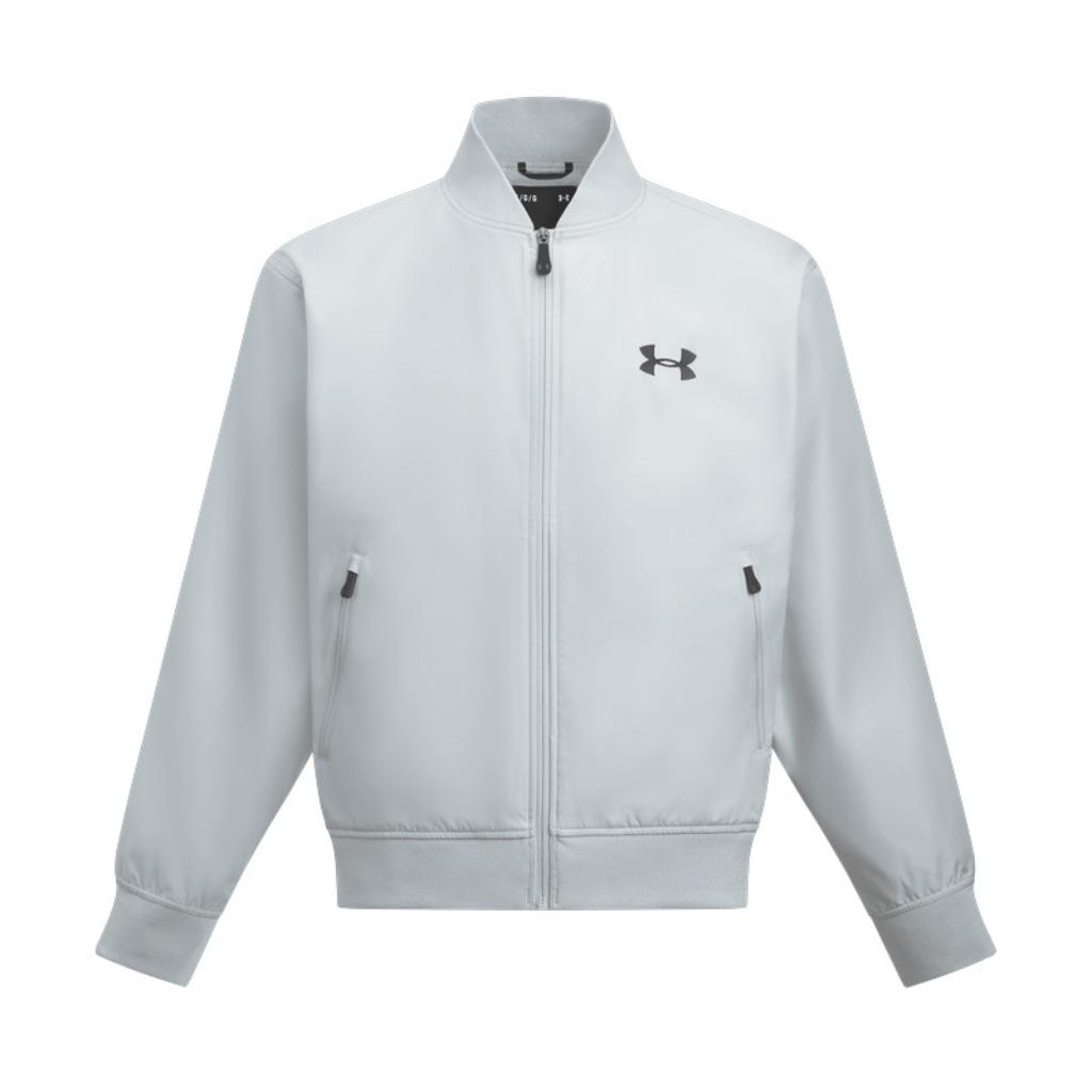 Under Armour Woven Collection FW25 Jacket Unisex Gray 1389367-011 L