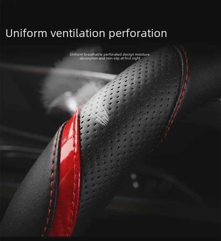 Lenkradbezug aus Mikrofaser-Leder für Peugeot 307, 308, 301, 408 – alle Jahreszeiten