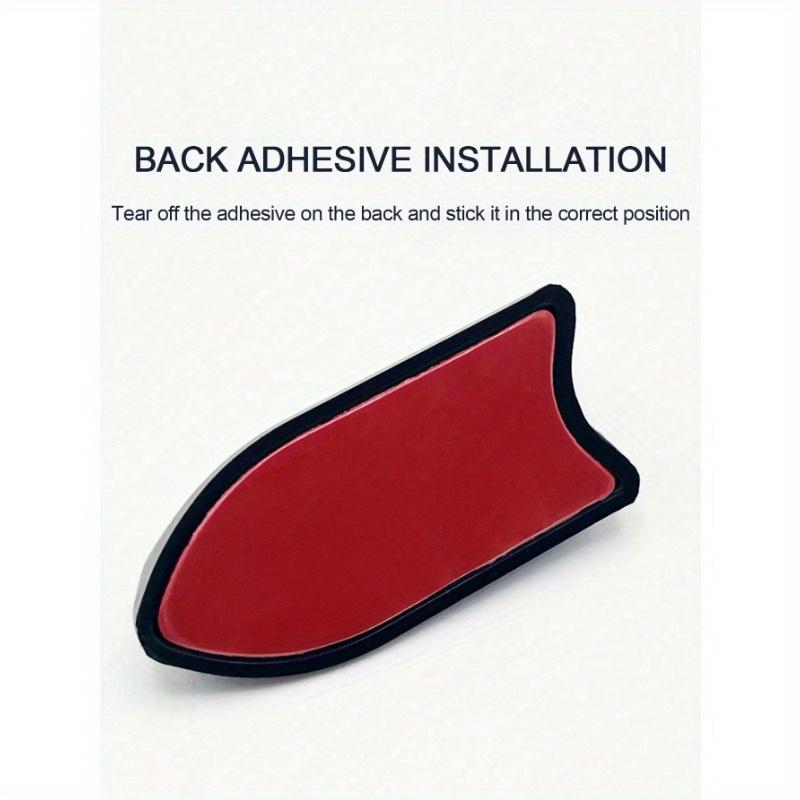 10pcs Car Modifications Shark Fin Antenna Roof Top Decorative Tail Fin Sticker Accessories