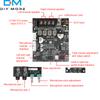DC 12-24V 502T Lead Microphone Audio Integrated Machine Bluetooth Amplifier Board Module Tpa3116D2 Dual Channel 50Wx2