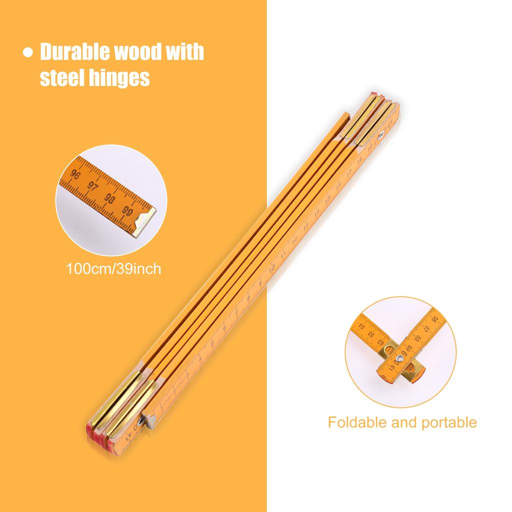 ABWR-Portable Carpenter Wooden Folding Ruler