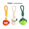 2025 Cute Cartoon Sports Keychain: Badminton, Tennis, Table Tennis Rackets Pendant & Bag Hanger