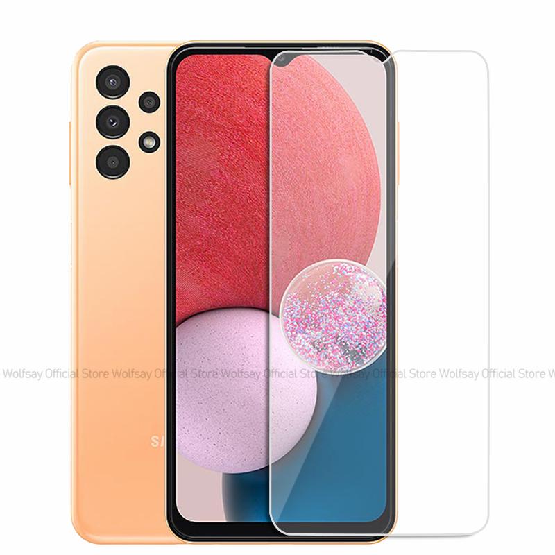 2/4PCS Screen Protector For Samsung Galaxy A23 5G Tempered Glass Samsung Galaxy A13 A23 A33 A53 5G Full Glue Cover Phone Glass