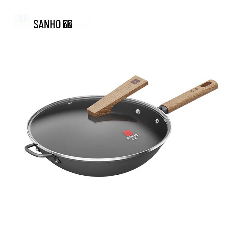 Sanhe Nitrogen Anti-Rust 0-Coating Fine Iron Wok