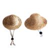 Nowość Letnia regulowana czapka dla psa Outdoor Słomkowy kapelusz Puppy Small Cat Sunhats