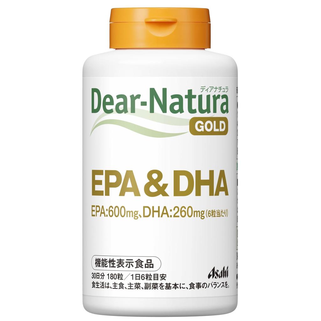 Dear-Natura Gold EPA & DHA Funktionelles Lebensmittel-Nahrungsergänzungsmittel - Hergestellt in Japan von Asahi