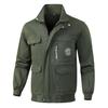 Men's Camouflage Workwear Set: Elastic, Thickened, Anti-Scald, Wear-Resistant Suit for Soldiers, Auto Repair, Electric Welders, and Labor Protection.