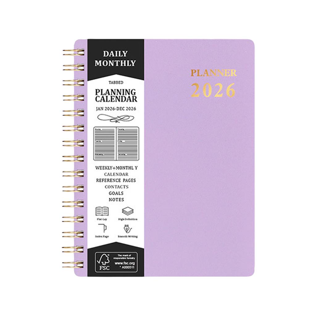 Calendar To-do Planner, Winter Vacation 12-month Schedule Planning Efficiency Notepad