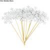 Elegant Snowflake Shape Glitter for Birthday Party,Wedding Shiny Party Supplies Cakes Decor Cupcake Toppers Christmas Ornaments