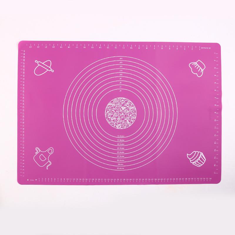 Silicone Kneading & Baking Mat - Heat-Resistant, Thick, Ideal for Dough, Noodles & Cutting
