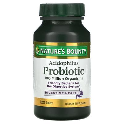 Probiotique Acidophilus, 120 comprimés
