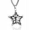 Necklace Silver Steel Chain Star 312