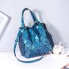 Creative Geometric Diamond Handbags Bucket Women Fashion Luminous Portable Shoulder Messenger Bag