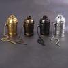 1Pc Vintage E26 E27 Aluminum Lamp Base Screw Light Screw Socket With Switch
