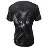 Sommer Chic Katzen-Print Rundhals Kurzarm T-Shirt - Damen Casual Oberteil für Frühling & Sommer