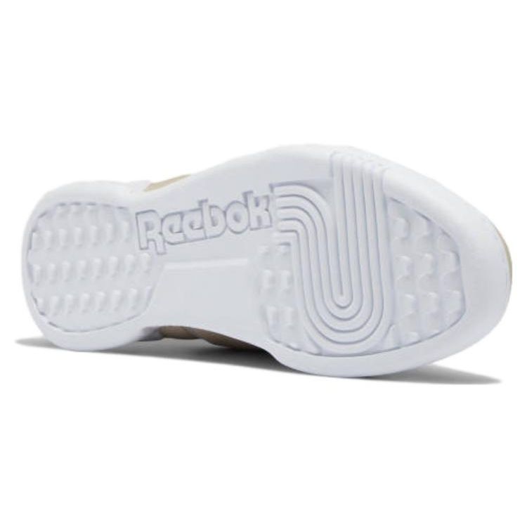 Reebok Workout Plus Vintage Non-Slip Durable Low-Top Sneakers Unisex Sneakers Beige FZ6026