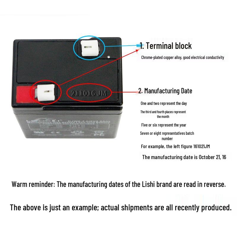 LEOCH DJW6-4.0 6V 4AH Universal Stroller Battery