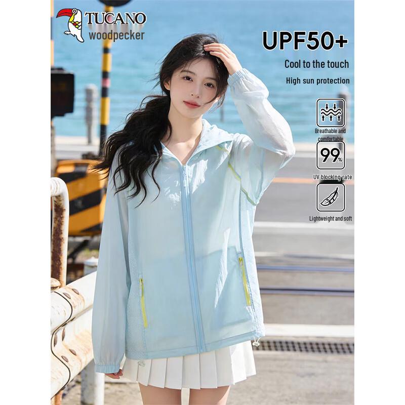 TUCANO Women s 2026 Summer Lightweight Hooded Sun Protection Jacket 2XL