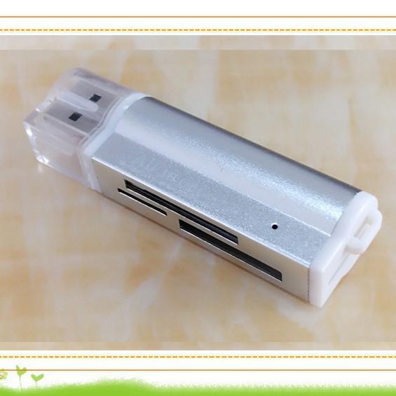 Aluminum Alloy 4-in-1 Multifunctional Lighter Card Reader