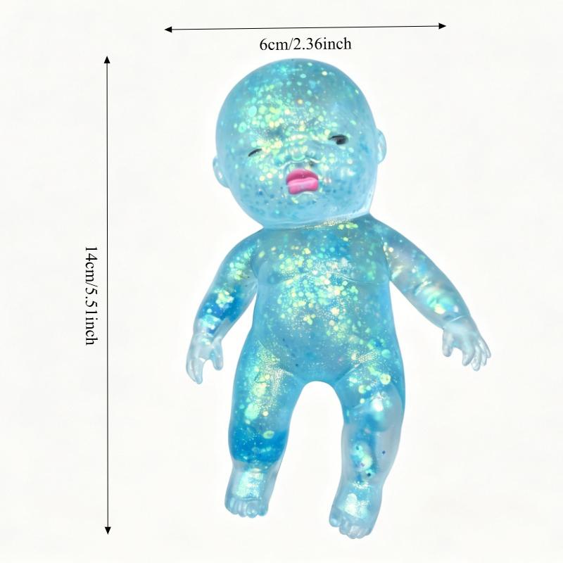 Jumbo Maltose Sugar Men Squishy Toy Slow Rising Stretchable Soft Maltose Venting Fidget Toy for Adult Stress Anxiety Relief Gift Present