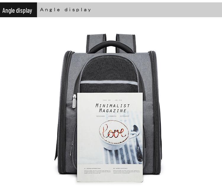 Breathable Outdoor Pet Backpack for Dogs and Cats