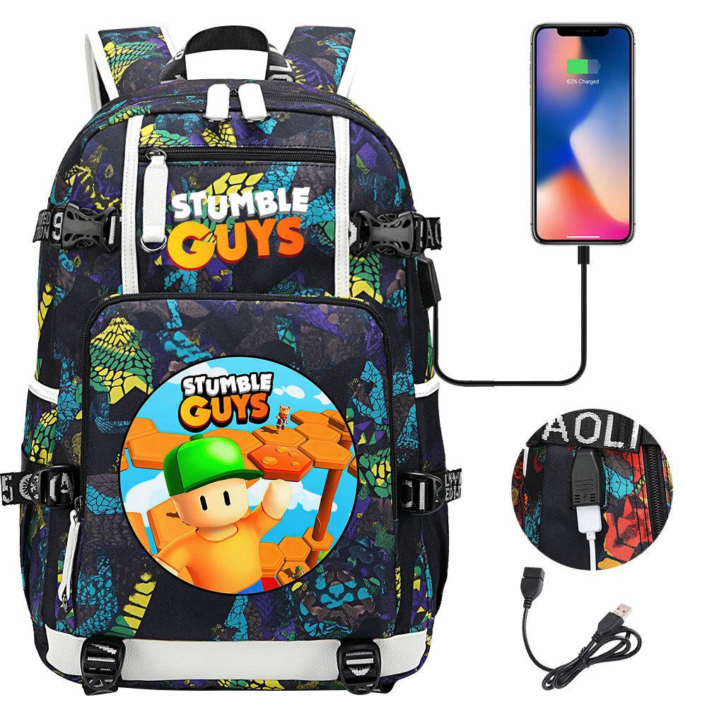 Jungs Rucksack USB Lade Computer Schultasche Business Tasche Wasserdicht Rucksack College Daypack