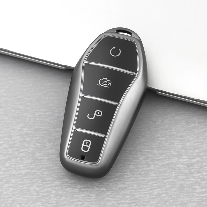 

For Byd Song Pro Lied Han Ev Max Yuan Tang Dm Qin Plus Car Key Case Cover Protector Shell Fob Auto Accessories