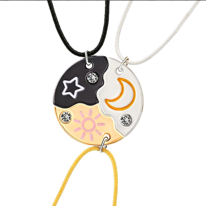 Best Friend Magnetic Necklace: Cute Back-to-School Gift & Birthday Pendant for Her