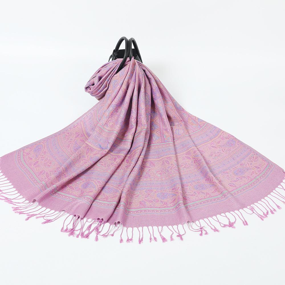 Jacquard cashew scarf shawl women's headscarf spring and autumn thin scarf