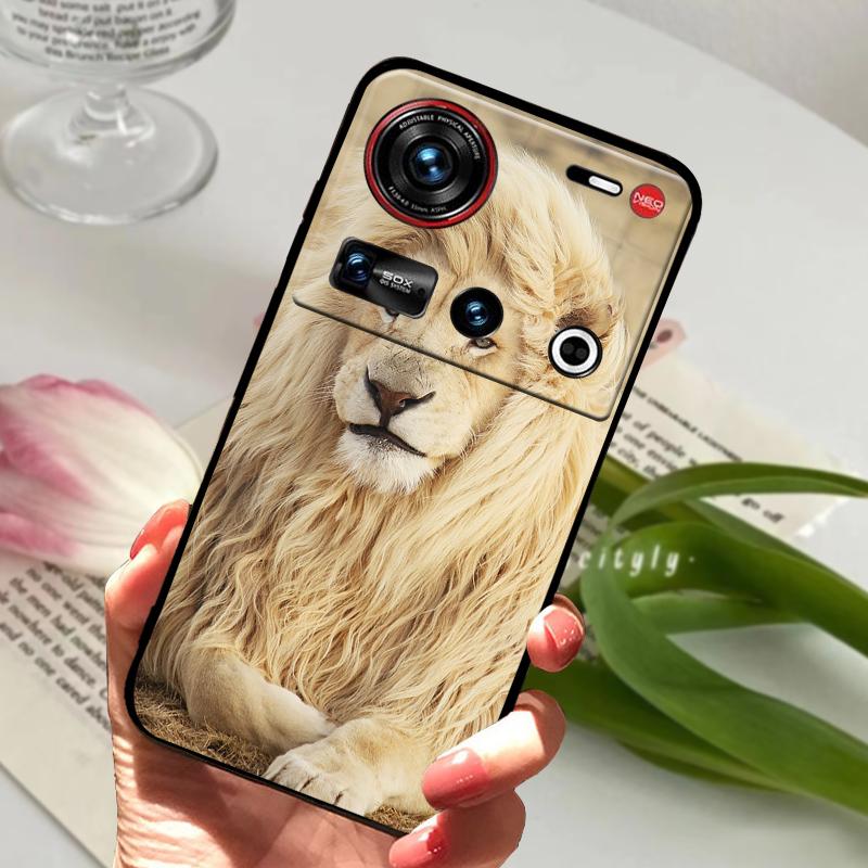For ZTE Nubia Z70 Ultra 5G Case NX733J Shockproof Soft TPU Silicone Phone Cover For ZTE Nubia Z60S Pro 5G Z50S Pro Bumper Fundas