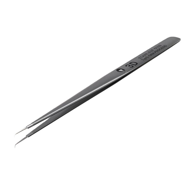 No Magnetic Nonrust Steel 3D Tweezers Component Tweezers Produced for High Accuracy Work on Sensitive Devices
