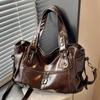 Fashion Faux Leather Handbag Women's Zipper Pockets Crossbody Bag Large Capacity Work Shopping and Meeting Friends Ladies' Holiday Gifts