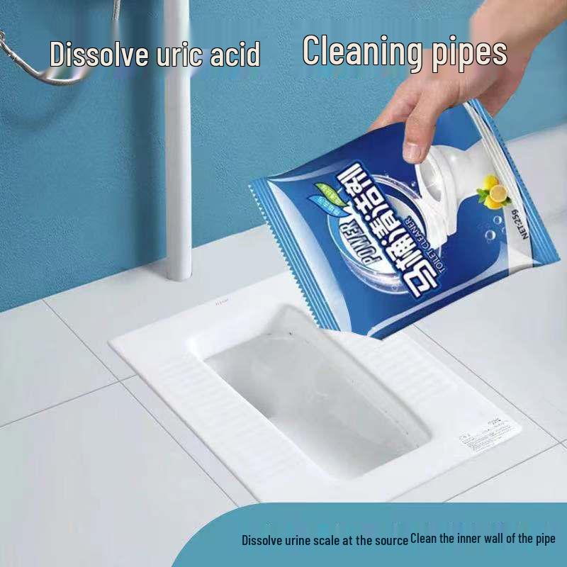 Powerful Toilet Bowl Cleaner: Removes Urine Scale, Deodorizes, Descale, and Eliminates Yellow Stains