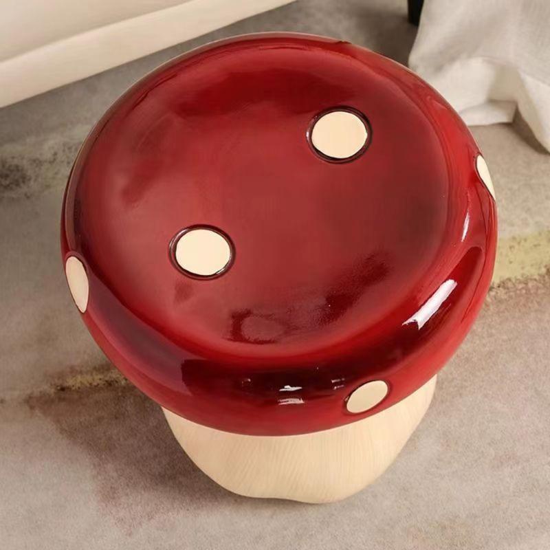 Mushroom Shoe Changing Stool Cartoon Colorful Living Room Chairs Decor Design Bedroom Study Moisture-proof Stable Home Furniture