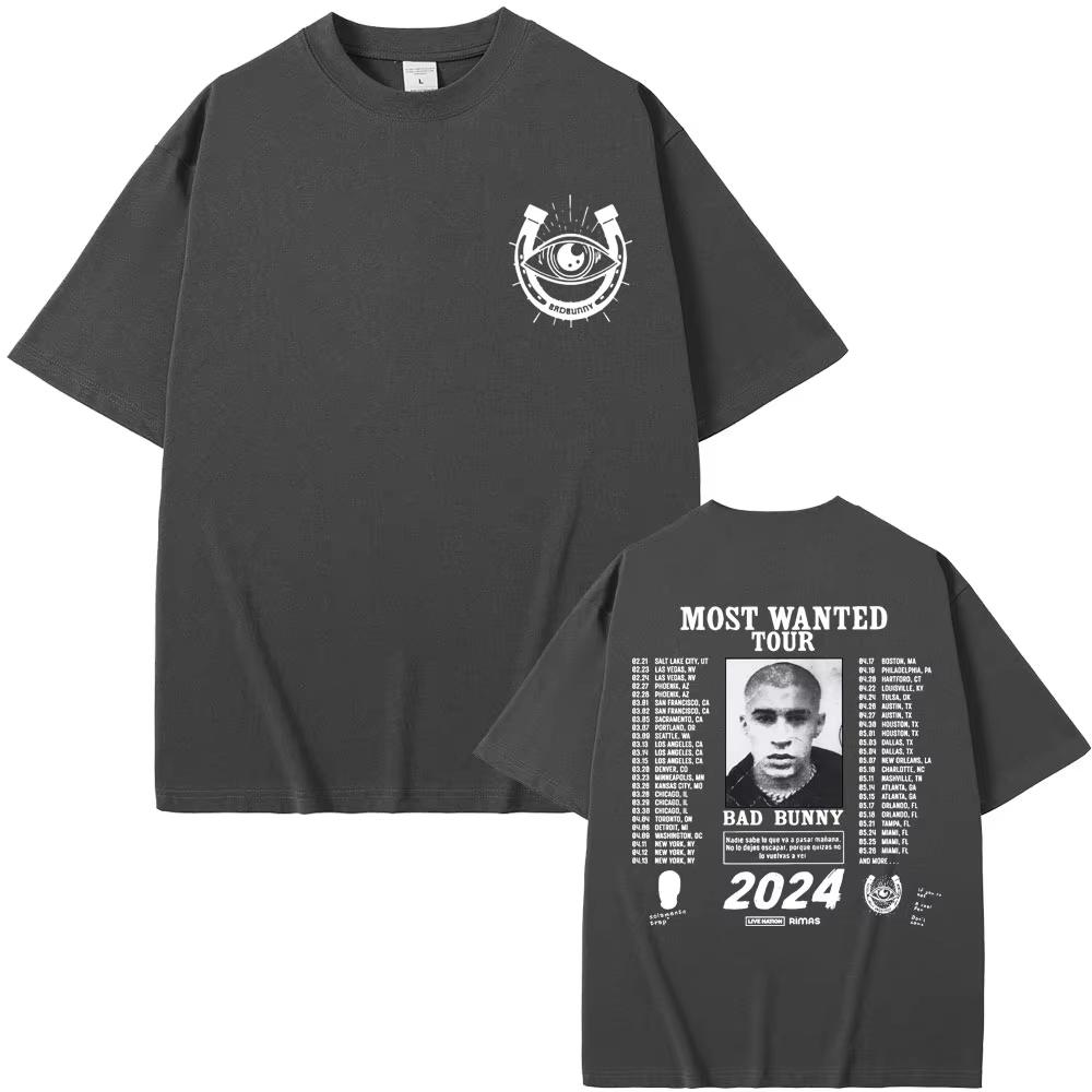 Hot Sale New Hip Hop Rapper Bad Bunny 2026 Most Wanted Tour Tshirt Unisexs Nadie Sabe Lo Que Va A Pasar Unisexana Album Print Tees M