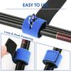 5PCS Fishing Rods Belt Fishing Rod Ties Stretchy Fishing Pole Straps Fishing Gear for Outdoor Fishing Enthusiasts