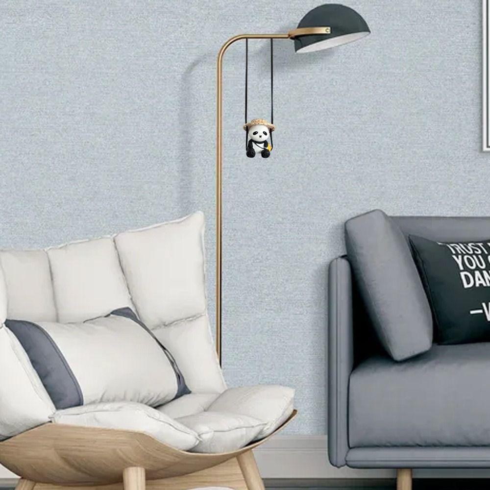 Ornaments Panda Car Pendant Swing Doll Rearview Mirror Hanging Car Hanging Ornament  Creative Gift