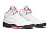 Men's Sneakers Air Jordan 5 Retro 'White Fire Red' 2013