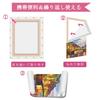 Stretched Canvas, Art Supplies, F3 Size (273x220mm), 8 Sheets/Set, Canvas Board, Painting Board, Light Wooden Frame, Medium Grain, Suitable for Oil an