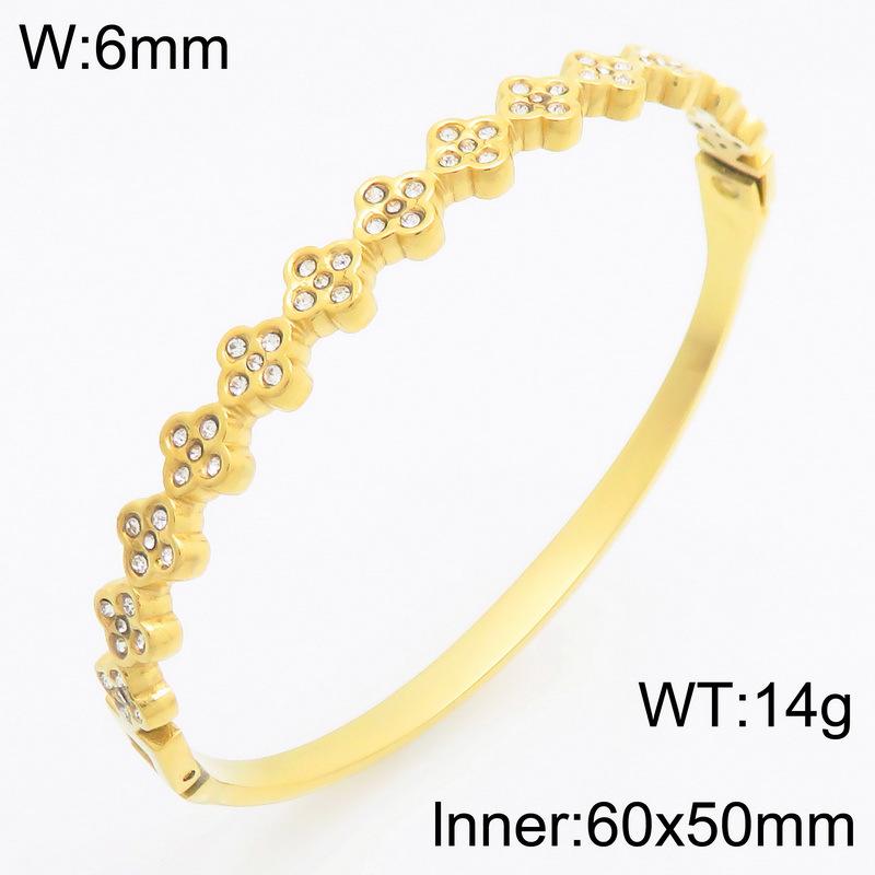 Модный европейский и американский простой белый бриллиантовый браслет-крест из титановой стали