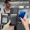 For Samsung Galaxy S25 Case JEEHOOD J09 RFID Blocking Card Holder Leather Back Phone Cover Magnetic Case