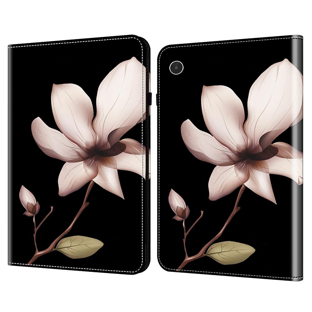 For Lenovo Tab Plus Case Pattern Printed Leather Tablet Cover with Card Slot