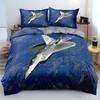 Fighter Series Comforter Bedding Set, 3D Print Airplane Duvet Cover Set Quilt Cover Pillowcase,king Queen Size Bedding Set Kids