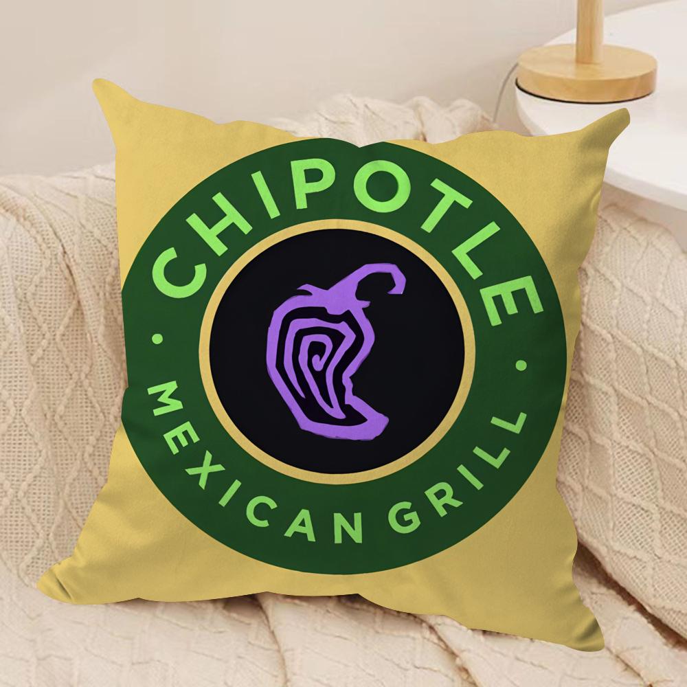 Food CChipotleS Cushion Cover Pillowcase Ultra Soft Skin Friendly Fabric Cloud Like Comfort Concealed Zipper